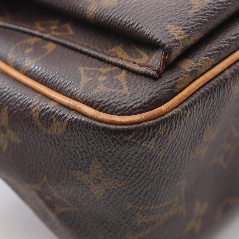 Louis Vuitton Shoulder Brown Bag Monogram Viva Cite Leather - Picture 7 of 8
